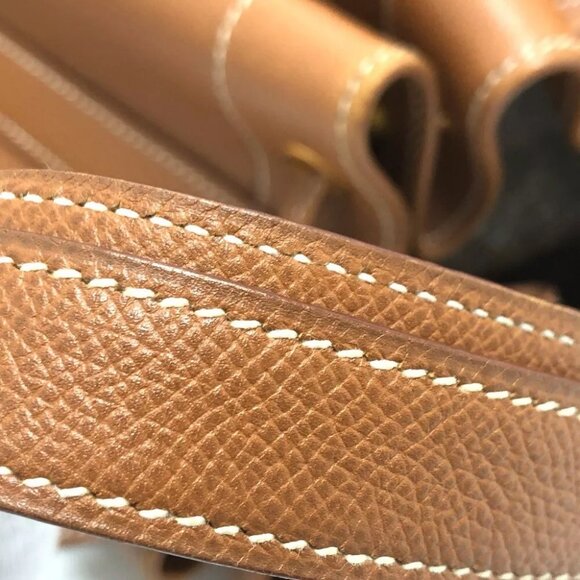 HERMES Market GM purse Shoulder Bag Epsom Brown/GoldHardware - Picture 10 of 15